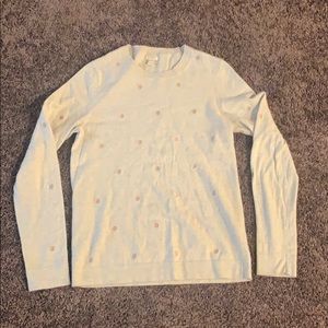 Polka dot teddie sweater